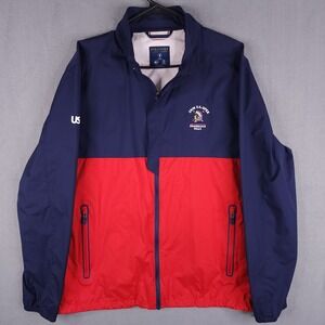 Polo Ralph Lauren Windbreaker Golf Jacket L Color Block Shinnecock Hills USGA